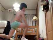 [Amateur] A selfie video of a bisexual Korean Japanese college exposing her ass! !!