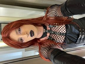 POV: Young Gothic Sissy Girl Comes Home And Takes Care Of Your Cock
