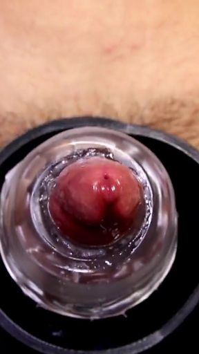 Testing a new penis sleeve and a silent masturbation machine   Clip 1