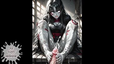 HOT ZOMBIE GIRL SUCKS DICK AND GETS DEEP CREAMPIE - ASMR/JOI/ROLEPLAY