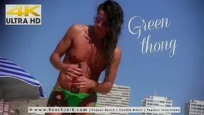 Green thong - BeachJerk