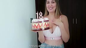 Hot Stepmother Gave Anal Sex To Her Stepson For His 18th Birthday