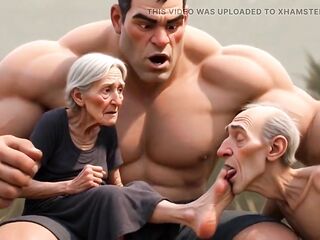 Pathetic Cuckold Licks His Wife's Toes While This sweetheart's in Bull's Arms - Foot Worship Humiliation