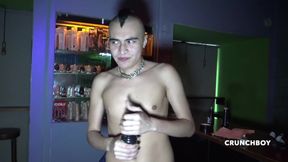 Santiago Rodriguez fucked bareback by 2 tops boys