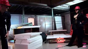 Hot Brunette Feigns Work to Tempt a Horny&#x1F975; Office Lad for a Steamy Session