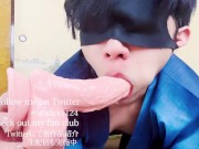 【極太フェラ】オナニストたけくんのデカチンをジュポジュポフェラするイケメン