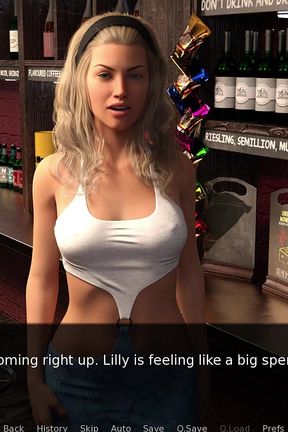 Erotica 4 - Riley, Ren and Lilly Dance at the Bar Then Plan a Night Together