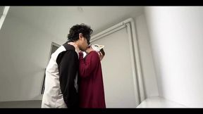 SEX with a married woman in the morning on the roof of the workplace