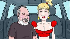 Carona do Ted em desenho