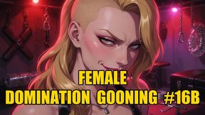 Female Domination Gooning #16B: Latex Alpha Mistress Goon Trance Surrender (Animated)