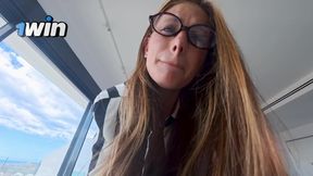 Miss Driada gets a hot Spanish mouthful & gets pounded in doggy-style