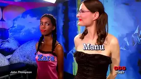 Ggg John Thompson - - Zara and Manu Wild Threesome Cum Model Orgy