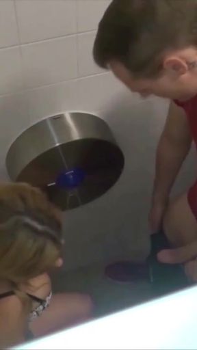 Key moment from &quot;Caught and german college teens fuck on toilet at school&quot;