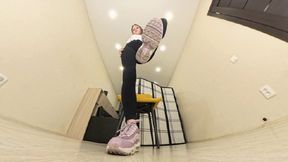 Tammy - crushed under her sneakers VR 360 Full HD