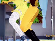 Furry Futanari Hentai 3D - Dog Futanari Fucks Egypt Cat Futanari