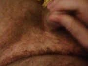 Verbal Ginger Daddy Bear Wank & Cum on Belly - British Hairy Daddy Bear