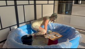 Georgia Brown in the Card Stack Challenge!