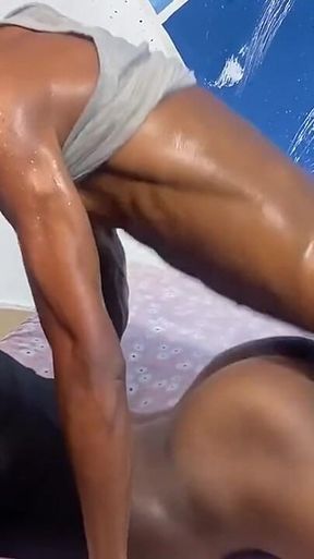The Slim Black Guy Guy with a Big Cock Fucking Me Hard