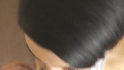 When she's horny, the BBW darling lets her lover pump her ass until he cums