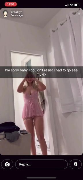 Amateur caption cheat gets a cheating cuckold blowjob
