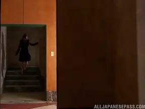 Hungry Japanese Girlfriend Gets Fucked Deeply By Two Guys