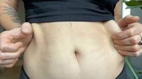 worshiping belly button slow motion wmv