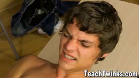 School classroom sex with Blake Allen and Carter Stone fuck
