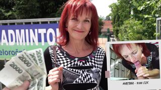 Czech Streets 111: Mrs Irena Loves Money & Cocks