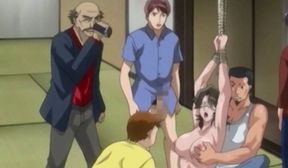 Hentai mom fucked in gangbang squirts hard