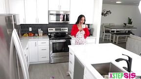 Hide and seek game with hot redhead teen stepsister Delilah Day