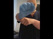 Scrubs up! Today I will be Dr Jennifer West #masking #siliconemask #maskdoll find the full video in my bio