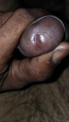Masturbating  alone boy at home and room