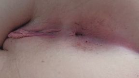 Dirty girl, dirty asshole close up stinky fart compilation