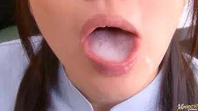 Japan Lover Expertly Sucks Off & Nails Her Man Hard