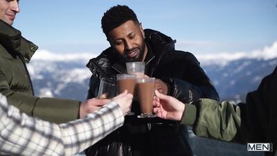 Hiking & Hotties: A Gay Porn Adventure - Jake Preston, Malik Delgaty, Troye Dean and Braxton Cruz Hit the Slopes