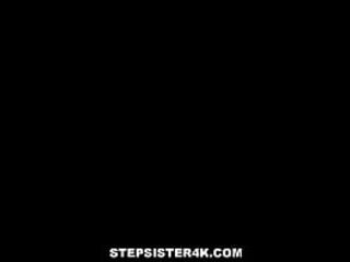 StepSister4K - Cute Tiny Tits Blonde Teen Step Sister With A Big Ass Orgasms During Family Sex With Huge Cock Step Brother POV