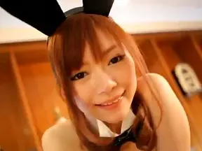 Cute Japanese Sweetheart Teases Man’s Pulsing Cock with Delight