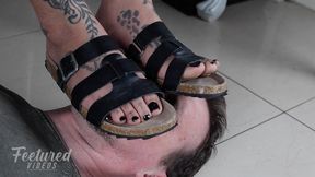 I love resting and rubbing my dirty sandals on your face