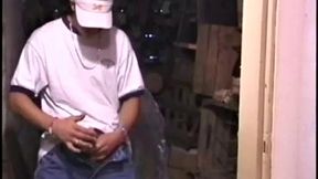 Young Dakota takes us into a wine cellar, promising he's going to get off. During this solo session, Dakota uses quite a bit of spit to polish the head of his cock.