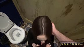Secret Blowjob and Hard Fuck after dinner p1