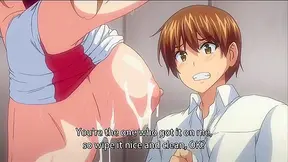 Curvy Athlete Teased Pleasured by Hung Dude in Hot Hentai Action