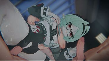 [Zenless Zone Zero] - Roxy Ifrita Pryce &quot_HELLFIRE EXTINGUISHED&quot_ (Bound Fiery Agent &amp_ POV Sandwich DP) (4K/60FPS) | (炎のエージェントわからせ)