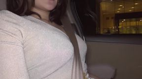 Wild Outdoor Gangbang Creampie with Horny Asian Babe