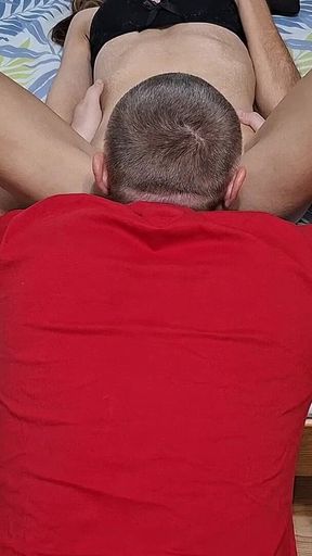 Compilation of an 18-year-old Licking a Skinny Teen's Pussy to Orgasm