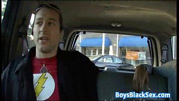 Muscular Blacg Gay Dude Fuck White Twink With His BBC 24