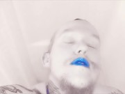 Queer AF Lipstick Fetish Trans Boy Solo