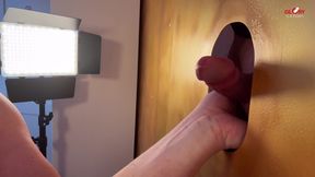 Horny Little Stiff Daddy Cock Explodes Instantly - Balls Squeezed Tight & *** Cumshot at Gloryhole