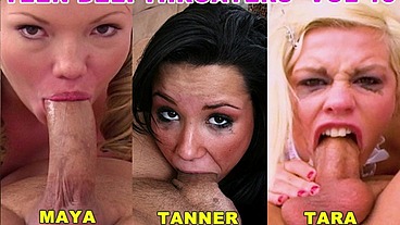 Teen Deepthroaters Volume 13 - 3 Amazing 18 & 19 YO Deepthroat Blowjobs - Featuring Maya Hills, Tanner Mayes, Tara Lynn Foxx