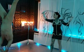 Miss Alessa Milano Mercyless Whipping Upside Down Part 2