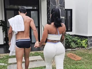 My girlfriend makes my stepsister ride my penis for a hardcore 3some - Max Betancur, Mariana Martix & Alejandra Palacios